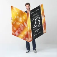 Giant 23rd Imperial Topaz Wedding Anniversary Card