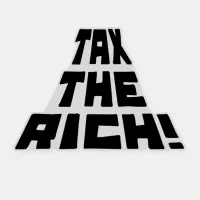 Tax the Rich Sticker