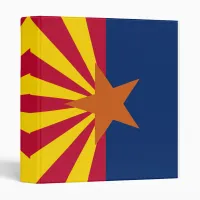 State of Arizona Flag 3 Ring Binder