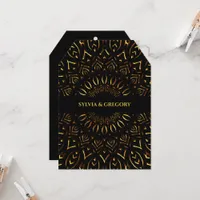 Art deco Mandala classic elegant luxury wedding Invitation