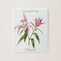 Oriental Lily - Stargazer Jigsaw Puzzle