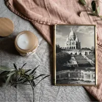 Vintage Sacr&#233;-Coeur de Montmartre in Paris Photo Poster