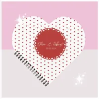 Personalized Heart-Shaped Love Notebook