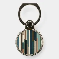 Earth Scape Vertical Stripes  Phone Ring Stand