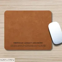 Simple Typographic Business Mousepad