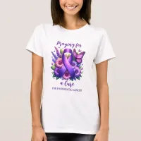 Pancreatic Cancer | Praying for a Cure T-Shirt