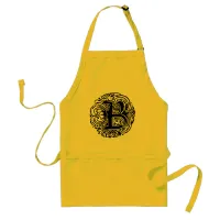 Monarchia Black  "B" Adult Apron