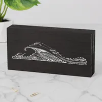 Sleeping Dragon Wooden Box Sign