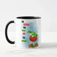 I Prefer a Frog to a Prince | Frog Artwork Mug