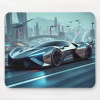 Urban Racer - Futuristic Hyper Car  Mouse Pad