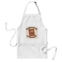 Word Nerd Pride Book Fun Reader Art Design Adult Apron