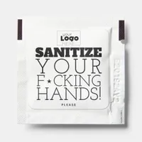 Custom Logo Sanitize Your F*cking Hands Funny Hand Sanitizer Packet