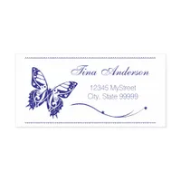 Butterfly Return Address Self-inking Stamp