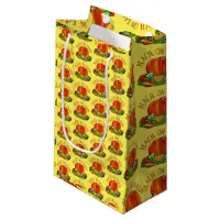 Peach on Earth Funny Christmas Small Gift Bag