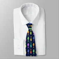 Cute colorful fish pattern  neck tie