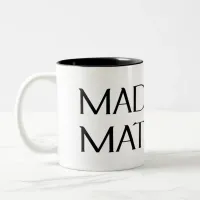 Maddow Matters, Rachel Fan Two-Tone Coffee Mug