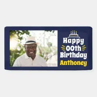 2’ x 1’ Happy Birthday Any Year Photo Banner