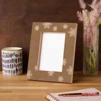 Swirling Snowflakes  Etched Frames