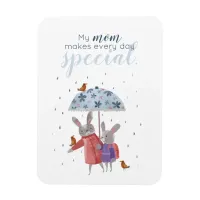 Mother's Day Cute Rabbits Magnet