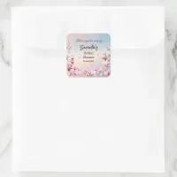 Blossoming Romance - Bridal Shower Sticker