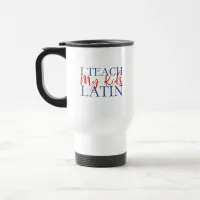 CUSTOMIZABLE Homeschool Latin Superhero Travel Mug