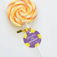 Colorful Sweet Fun Candy Theme Birthday Party Favor Tags