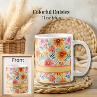 Colorful Daisies Coffee Mug