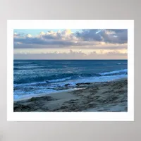 Beach Sunset Photography Fine Art Poster Print