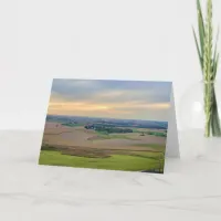 Scenic View Dramatic Landscape Blank Card