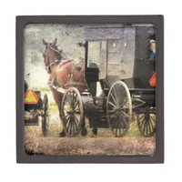 Amish Horse and Buggy Gift Box