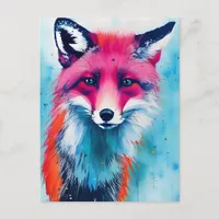 Red Fox Postcard