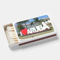 I love Aruba - One happy Island in the Caribbean Matchboxes