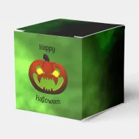 Spooky Evil Halloween Pumpkin Favor Boxes