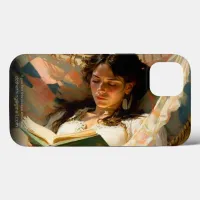 Woman Reading in a Hammock on a Sunny Day iPhone 13 Case