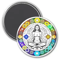 Tranquil and Serene Peaceful Meditation Magnet