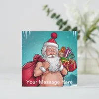 Funny Dirty Santa Christmas Collection Invitation