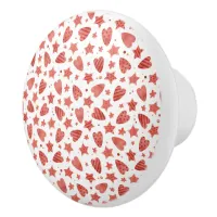 Valentine Hearts & Stars  Ceramic Knob