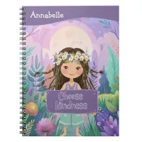 Boho Girl Purple  "Choose Kindness" Notebook