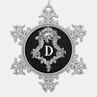 D Monogram Initial Ornament