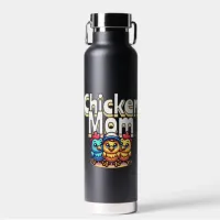 Funny Cartoon Chicks | Chicken Mom Personalized Water Bottle