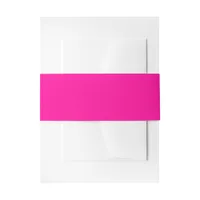 Hot-Pink Invitation Belly Band