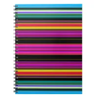 Thin Colorful Stripes - 2 Notebook