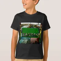 Kansas Map and Photos T-Shirt