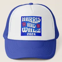 Harris & Walz Retro Trucker Hat