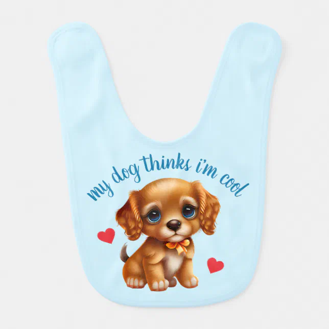 Cute Puppy | Boys | Baby Bib