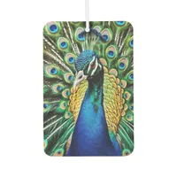 Wildlife Nature Bird Custom Text Peacock Picture Air Freshener