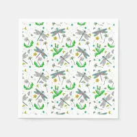 Dragonflies and Dandelions Napkins