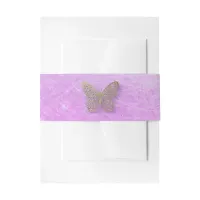 Lavender Butterfly Belly Band