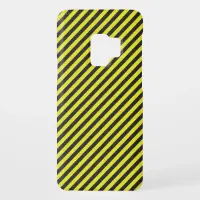 Thin Black and Yellow Diagonal Stripes Case-Mate Samsung Galaxy Case