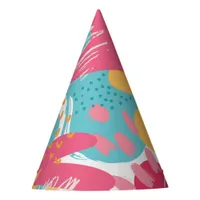 Colorful Abstract Party Hat